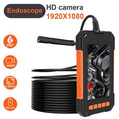 Ενδοσκοπική Κάμερα WiFi 4K 1080P HD με Οθόνη LCD 4,3 ιντσών + 6 LED Φωτισμό QNK68