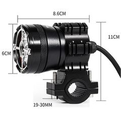 Σετ Προβολείς LED Αλουμινίου Μοτοσυκλέτας 36W 6500Κ με 3 Λειτουργίες Φωτισμού MDL5001-thumb-7