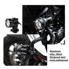 Σετ Προβολείς LED Αλουμινίου Μοτοσυκλέτας 36W 6500Κ με 3 Λειτουργίες Φωτισμού MDL5001-thumb-3