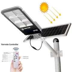 Ηλιακό Φωτιστικό LED SMD 400W Δρόμου με Αισθητήρα Φωτός + Τηλεχειριστήριο JTYS400TZ