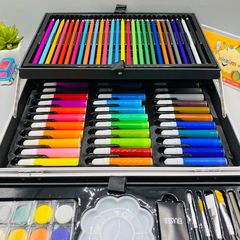 Πλήρες Σετ Βαλιτσάκι Ζωγραφικής 145τμχ Unicorn Art Set Μπλε-thumb-6