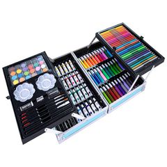 Πλήρες Σετ Βαλιτσάκι Ζωγραφικής 145τμχ Unicorn Art Set Μπλε-thumb-1