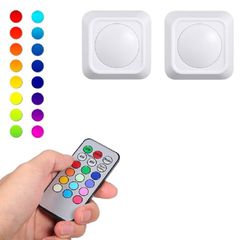 Φωτάκια LED RGB με Τηλεχειριστήριο 2τμχ N29375