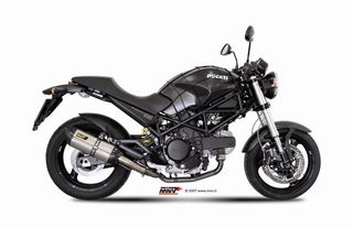 Εξατμλισεις Διπλά Τελικά Mivv Suono S.Steel/Carbon End Ducati Monster 695