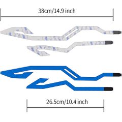 Αδιάβροχα Διακοσμητικά Led Strip για Κράνος Μοτοσυκλέτας 4 Τεμαχίων TY18 Πράσινο-thumb-5
