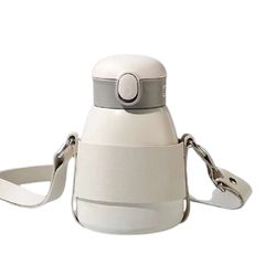 Παγούρι Θερμός 600ml Από Ανοξείδωτο Ατσάλι MD005 Λευκό