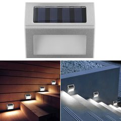 Ηλιακό Επιτοίχιο Φωτιστικό LED SMD Ανοξείδωτο Εξωτερικού Χώρου Ν24315