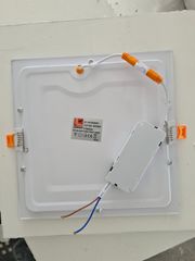 Lumen Τετράγωνο Χωνευτό LED Panel 18W με Φυσικό Λευκό Φως 4000K