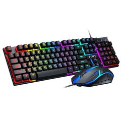 Ενσύρματο Gaming Πληκτρολόγιο RGB LED και Ποντίκι FOD336