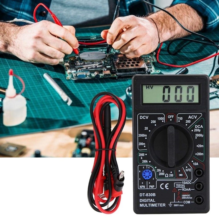 Ψηφιακό Πολύμετρο με Οθόνη LCD DT830B