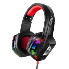 Ενσύρματα Ακουστικά Gaming με RGB LED Φωτισμό + Μικρόφωνο Andowl Q-E6