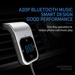 Ασύρματο Bluetooth Handsfree MP3 Player Aυτοκινήτου 5V 2.4A USB LCD BC39