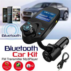Ασύρματο Bluetooth Handsfree MP3 Player Aυτοκινήτου 5V 2.1A USB LCD ANDOWL QB73