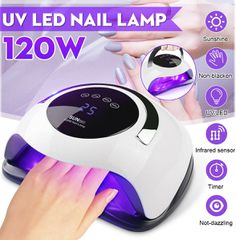 Επαγγελματικό Φουρνάκι Νυχιών UV LED 120W με LCD Οθόνη SUN BQ5T