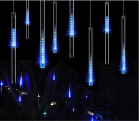 Χριστουγεννιάτικη LED Βροχή Μετεωριτών 8 Τέμαχια 50cm Μπλέ
