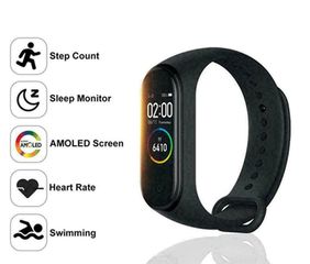 Αδιάβροχο Smart Bracelet Bluetooth Καρδιακών Παλμών και Καταγραφή Βημάτων iOS / Android M4