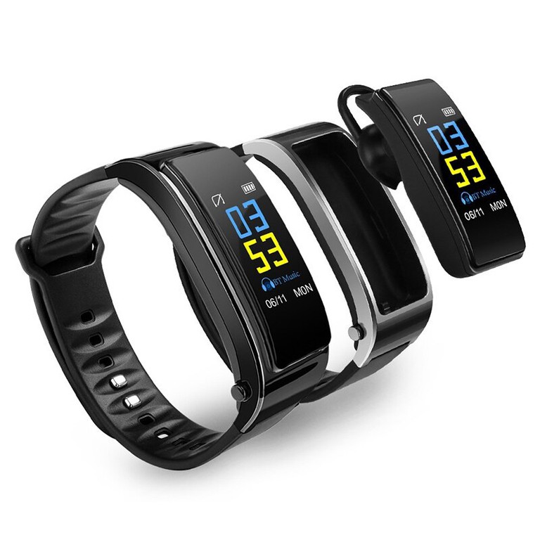 Αδιάβροχο Smartwatch με Αποσπώμενο Bluetooth Ακουστικό SW14 Plus