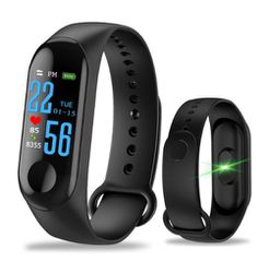 Αδιάβροχο Smart Watch Άθλησης Με Καταγραφή Βημάτων, Ύπνου + Καρδιακών Παλμών M3
