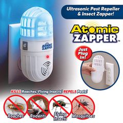Εντομοαπωθητικό 2 σε 1 με UV Light και Υπερηχητικών Κυμάτων Atomic Zapper