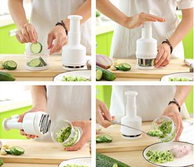 Εύχρηστος Πολυκόφτης Χειρός Multi Vegetables Chopper-thumb-2