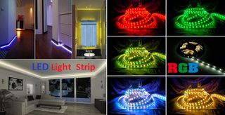 Αδιάβροχη Ταινία LED RGB 60SMD 4,8W/m 12V 5Μ με Τηλεχειριστήριο