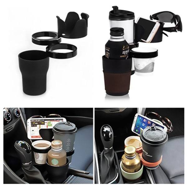 Auto Multi Function Cup Car Holder Organizer 5 in 1 OEM