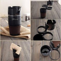Auto Multi Function Cup Car Holder Organizer 5 in 1 OEM-thumb-5