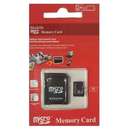 Κάρτα Μνήμης Micro SD 8GB Class 10 Με Ανταπτορα