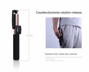 Remax Wireless Bluetooth Selfie Stick Aluminium Monopod Shutter For iOS, android-thumb-11