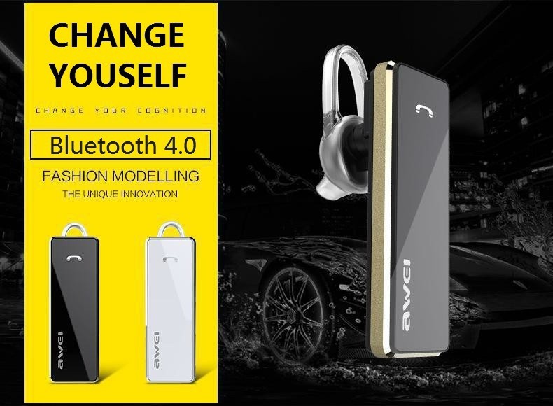Wireless Bluetooth V4.1 Call Intelligent Headset Awei - Black
