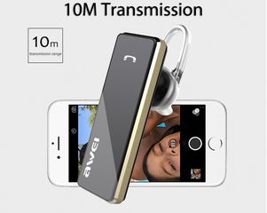 Wireless Bluetooth V4.1 Call Intelligent Headset Awei - Black-thumb-3
