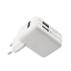 Φορτιστής Ταξιδιού Dual USB 2100mah 10W Χωρίς Καλώδιο Για iPad -Tablet CD701 Blister