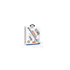 LDNIO 3in1 Φορτιστής Ταξιδίου Dual USB 2.1Α +amp; Φορτιστής Αυτοκινήτου 2.1Α +amp; Καλώδιο iPhone 5/6 1M Blister