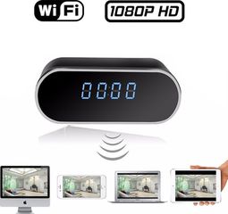 HD WiFi Clock Camera Night Vision 1080P