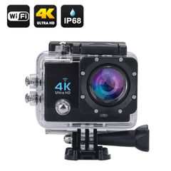 WiFi Waterproof Sports Action Camera 4K Ultra HD 16MP 2" LCD Display HDMI