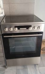 Κουζίνα κεραμική inox Korting