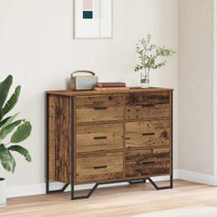 Κουτί με συρτάρια 6-Συρτάρι Παλιό ξύλο 91 x 35,5 x 74,5 εκ. 3365603