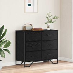 Κουτί με συρτάρια 6-Συρτάρι Μαύρη Οξυά 91 x 35,5 x 74,5 εκ. 3365605