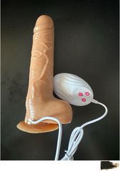 Vibrating and licking Dildo with thrusting Wireless-thumb-4