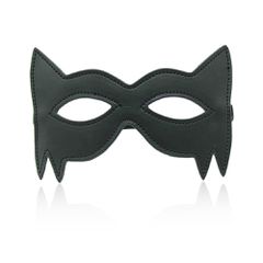 Bondage Open Eye Fox Mask Black