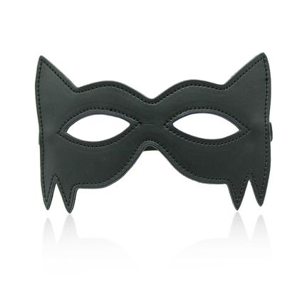 Bondage Open Eye Fox Mask Black