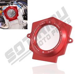 ΚΑΠΑΚΙ ΕΚΚΕΝΤΡΟΦΟΡΟΥ ΔΙΑΦΑΝΟ CNC YAMAHA XT660 ΚΟΚΚΙΝΟ