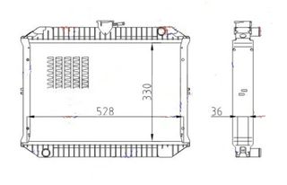 ΨΥΓΕΙΟ 1.5 ΒΕΝΖΙΝΗ (330x545x36)  NISSAN VANETTE SPAIN (C220) 1986-1995