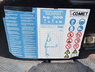 Καλαθοφόρα 2017 PIAGGIO MAXXI EURO 6b Καλαθοφορο COMET  14μ  200kg-thumb-23