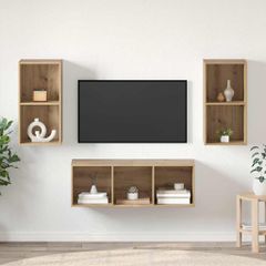 Σετ επίπλου τηλεόρασης Artisan Oak Επεξεργασμένο Ξύλο 3393365