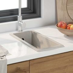 Σιντρινο κουζίνας Μπεζ 21 x 44 x 14 εκ. Γρανίτης 4012357
