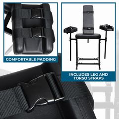 Extreme Obedience BDSM Chair - Black-thumb-7