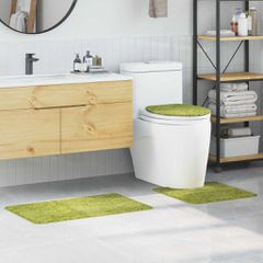 Σετ Μάτ Μπάνιου Αντιολισθητικό 3 pcs Πράσινο PP 4019869