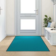 Χαλάκι Εξώπορτας Κυανί και Μαύρο 120 x 300 cm 100% Πολυαμίδιο 4100750