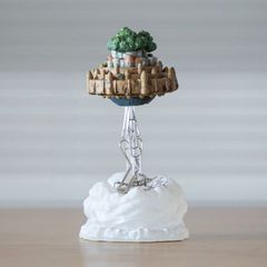 CASTLE IN THE SKY - Flying Castle - Magnetic statue 13cm